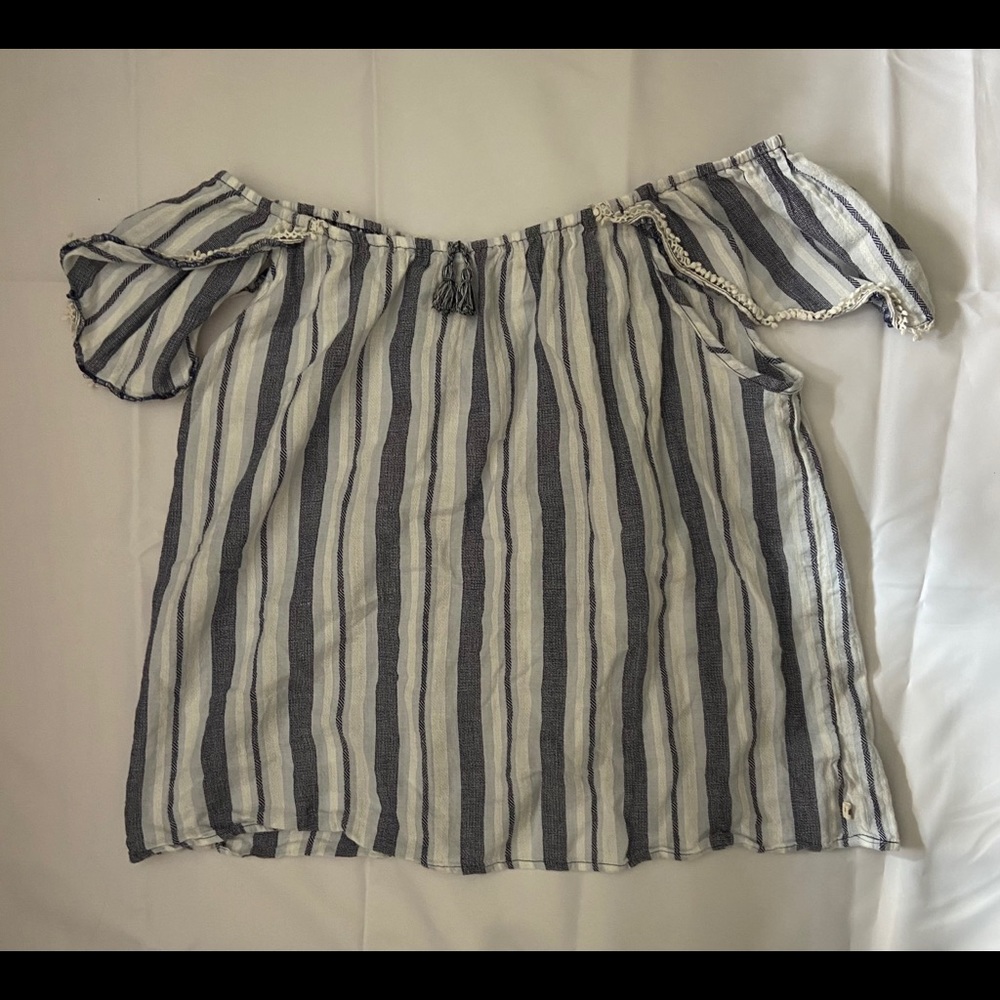 Lucky Brand Girls Off the Shoulder Top